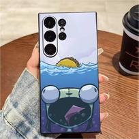 I-InvaderES Alien Z-ZIM Phone Case For Samsung S25,S24,S21,S22,S23,S20,Ultra,S26,Plus,Fe,Note,5G Black Cover Samsung S22ULTRA5G