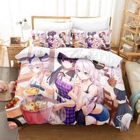 Naujas Žaidimas Honkai Impact 3 Patalynės Komplektai Antklodės Užvalkalų Komplektas Su Pagalvės Užvalkalu Viengulis Dvigulis Karalienės Karaliaus Lovos Patalynė Namų Tekstilė 135x200cm