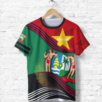 Suriname National Flag and Emblem Pattern Men's T-shirt 3D Printing Design Summer Top Bolivia Sports and Fitness Streetwear XXS