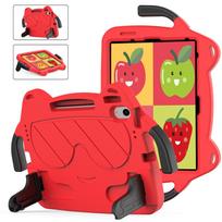 EVA Kids Safe Case for IPad 10th 11th 12th Gen A16 A19 IPad Air11 Pro11 10.2 9th 8th 7th Air 4 5 Pro10.5 Stand Cover Funda Capa iPad 7th 8th Gen10.2 raudona