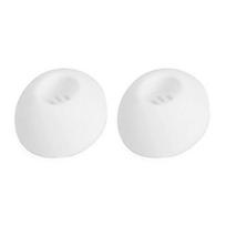 1 Pair Ear Tips Soft Silicone Avoid Falling Off Replacement Earbuds Plugs Cover Compatible Huawei Freebuds 4i S balta