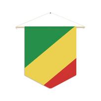 Vėliavėlė – Kongo Respublikos vėliava – 30 x 45 cm – Poliesteris – Kabinama – Pixelforma gryna