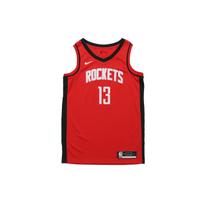 Nike NBA Houston Rockets James Harden #13 Gerbėjo Edition Kvėpuojantis Atspindintis Krepšinio Marškinėliai 2020 Sezonas Baigimo Viršūnės Vyrams Raudona CW3666-665 S