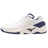 Mizuno Wave Stealth Neo Comfortable Simple Non-Slip Wear-Resistant Low-Top Training Shoes Unisex sneaker White Platinum X1GA200043 43