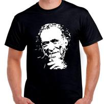 Charles Bukowski writer alcoholic drinker art T shirt Tee XL