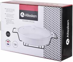 Marmitas Allesken Modern Kitchen, 1600 ml, 33.2 cm x 22 cm x 6.6 cm, balta sp., akmens masė
