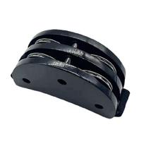 Foot Shaker Percussion Musical Instrument Foot Tambourine with Steel Bells 1 juoda
