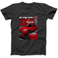 Civic Si JDM Car Long Sleeve T-Shirt Sweatshirt Hoodie for Men Women Kids Made in Canada Black S įvairiaspalvis