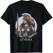 Athena Greek Goddess Ancient Mythology Olympian Deity T-Shirt S juoda