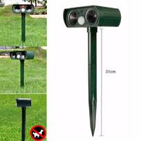 PIR Garden Fox Cat Dog Repellent New Green Outdoor Solar Ultrasonic Pest Animal Repeller