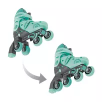 GLOBBER riedučiai Learning Skates 2 in 1, dydis 30-33, mėtiniai, 783-206
