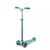 Paspirtukas Micro Maxi Deluxe PRO Vibrant Blue LED
