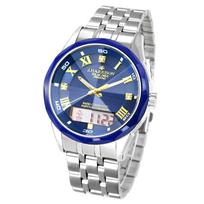 Perpetual Calendar Solar Watch Hybrid Ceramic Authentic with Diamonds Blue Dial J.HARRISON (John Harrison) Radio-Controlled Men's Solar-Powered, mėlyna