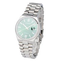 CITIZEN CITIZEN COLLECTION TSUYOSA Automatic Stainless Men's Watch, Steel, Metal, Green, NJ0150-81X