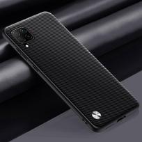 Prabangus PU odos dėklas Huawei Nova 7i P40 Lite nugarėlės apsaugai Matinis silikoninis apsauginis telefono dėklas Huawei Nova 6 SE Coque Nova 7i matinė juoda spalva