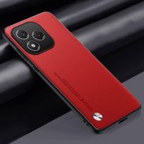 Prabangus PU odinis dėklas Honor 400 Lite 400Lite galiniam dangteliui, matinis silikoninis pilnos apsaugos telefono dėklas Honor400 Lite 5G For Honor 400 Lite raudona