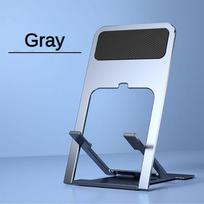 Foldable Phone Holder Ultrathin Multi-Angle Adjustable Desktop Phone Stand ABS Hollow-out Design Mini Phone Support Desktop Use pilka