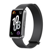 Magnetic Strap For Huawei Band 10/9/8 Accessories Sport Silicone Loop bracelet pulseira correa for Huawei Band 10 9 8 NFC straps For Huawei Band 10 juoda