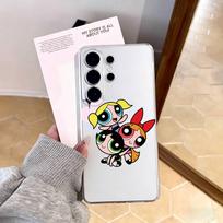 P-Powerpuffs G-Girls-s Phone Case For Samsung S25,S24,S21,S22,S23,S30,Ultra,S20,Plus,Fe,Note,10,9,5G Transparent Cover Samsung S25Plus