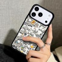 Capa Case for iPhone 17 Air 16 Pro Max 15 Plus 11 13 Mini 14 12 Back Phone Cover Cartoon Raccoon Kawaii soft iPhone 15 Plus