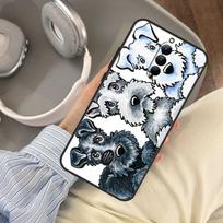 Cartoon schnauzer dog Case For Red Magic 10 Pro Plus 9 8 7 6 Pro 5G 5S 6R RedMagic 9S 8S 7S 10S Pro Plus Cover Red Magic 9 Pro