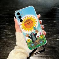 Cartoon Littles Mole  Phone Case For SamsungA10,12,20,21S,30,31,40,50,51,52,70,71 Transparent Cover Samsung a30 a20