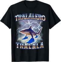 Tralalero Tralala Funny Shark Meme Bootleg T-Shirt Mens Womens Tees Top unisex T-Shirt Mens Womens Tees Top L