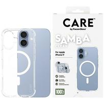 Etui Care By Panzerglass Fashionable Samba W. White Magsafe Do Iphone 17 Przezroczysty