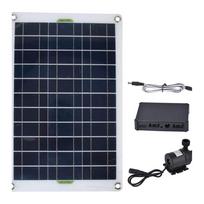 12V DC Solar Fountain Water Pump Kit Low Noise Panel High Efficiency Garden Pond Bird Bath Irrigation Set China Mainland