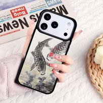 Carp Fish Phone Case For IPhone 17 16e 15 14 13 12 11 Pro Max Air Mini Soft Protective Cover iPhone 15 Pro