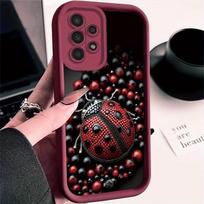 Seven star ladybug pattern phone case suitable for Samsung for galaxy S26 S25 S24 S23 S22 S21 S20 FE Ultra Plus 5G anti drop Galaxy S25FE