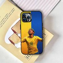 Football 10 For N-Neymar Phone Case For iPhone 17,16,15,14,13,12,11 Plus,Pro Max,XS,Colorful Silver Black Cover iPhone15plus