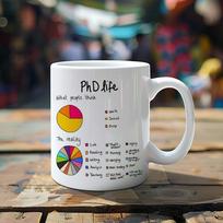 Phd Doctor's requirements ceramic coffee mug friends birthday gift office tea cup 301-400ml balta