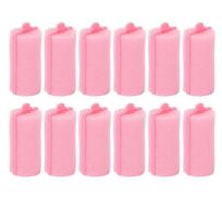 12pcs Styling Tool Soft Foam Sponge Hair Roller Flexible Daily Soft Hair Curler Professional Portable Hair Roller Set Home Salon