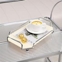ABBY-Aromatherapy Cosmetics Storage Box Storage Rack Water Cup And Tea Tray Storage Tray NONE skaidri