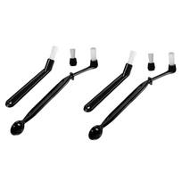ABBY-Coffee Machine Cleaning Brush Set, 6 Pieces Espresso Cleaner Brushes With Spoon Tool juoda