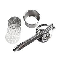 Stainless Steel Press Juicer Potato Ricer Masher Easy Grip Handles Fine Medium Coarse Grains Dishwasher Safe Quick and Easy China Mainland