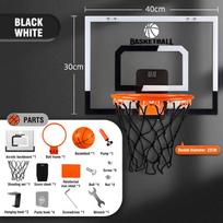 Children's hole free hanging wall electronic scoring basketball board shooting game toy juoda