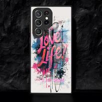 Spray-paint Graffiti Phone Case For Samsung S26 S25 Edge Ultra 24 23 22 21 Ultra Plus Fe A55 56 15 4G 5G Glass Cover Galaxy S25