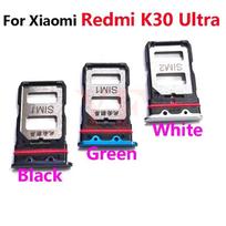 For Xiaomi Redmi K30 Pro Ultra 4G 5G K30S For Xiaomi POCO F2 Pro SIM Card Tray Slot Holder Adapter Socket Repair Parts K30 4G silver