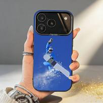 S-Skiing S-Snow Snowboard Ski Phone Case For iPhone17 16 15 14 13 12 Pro Max Grey Black Matte Laser Metallic Aurora Funda iPhone12PROMAX