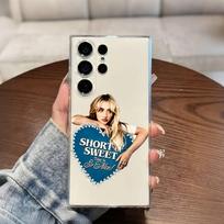 Sweet Honey S-SabrinaS Printed  Phone Case For Samsung S25,S24,S21,S22,S23,S20,Ultra,Plus,lite,fe,5G Transparent Cover Samsung S21Ultra