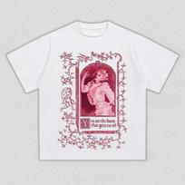 Melanie Martinez Graphic T Shirt Portals Aesthetic Pink Gothic Portrait Streetwear Cotton Oversized Tee For Alt Fans S įvairiaspalvis