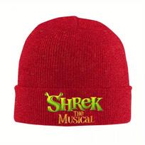 Shreks The Musical Logo Knitted Hat Womens Unisexs Beanie Winter Hats Ogre Funny Memes Hip Hop Cap