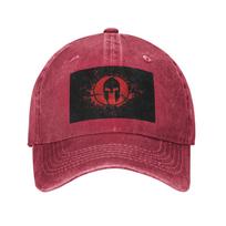 Spartan Race  Denim Fabric Cap Casual Baseball Caps Adjustable Hat Summer Unisex Baseball Hats One Size