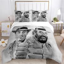 3D Printed Bud Spencer Terence Hill Film Bedding Set Teens Duvet Covers Pillowcases Available in Single Double Queen King Sizes 135x200cm