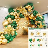 120 Pcs Birthday Balloon Garland Arch Kit Graduation Venue Setup Latex Balloon Photo Props Accessorries Festival Balloon