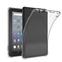Kindle Fire HD 8 2022 12-ajam HD8 Plus skaidrus silikoninis TPU galinis dėklas, skirtas Fire HD 8 2020 2017 2018 planšetinio kompiuterio dangteliui HD8 2017 skaidri