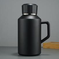 316 nerūdijančio plieno izoliuotas virdulys Lauko sporto virdulys Arbatos atskyrimas Pažangi temperatūrai jautri Mažas plieninis pistoletas Troškintas arbatinukas 1.5L juoda
