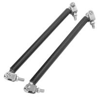 Front Rear Bumper Lip Strut Rod 150mm5.9in Carbon Fiber Stainless Steel Universal Modification